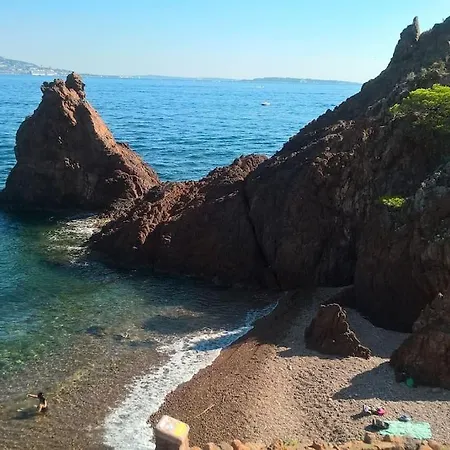 2 Pieces Climatise A 200M Des Plages Theoule-sur-Mer Exterior photo